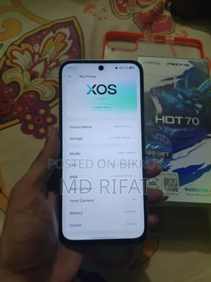 New Infinix Hot 70 128 GB Yellow