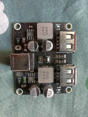 Dual USB QC3.0 Fast Charging Module ( New 6v-32v Buck Converter)