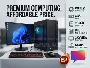 Desktop Computer Gigabyte 8GB Intel Core i3 SSD 256GB