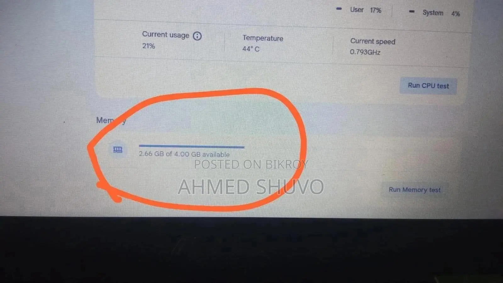 Laptop Asus Chromebook C423 4GB Intel Celeron eMMC 128GB