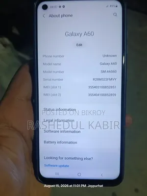 Samsung Galaxy A60 128 GB Blue