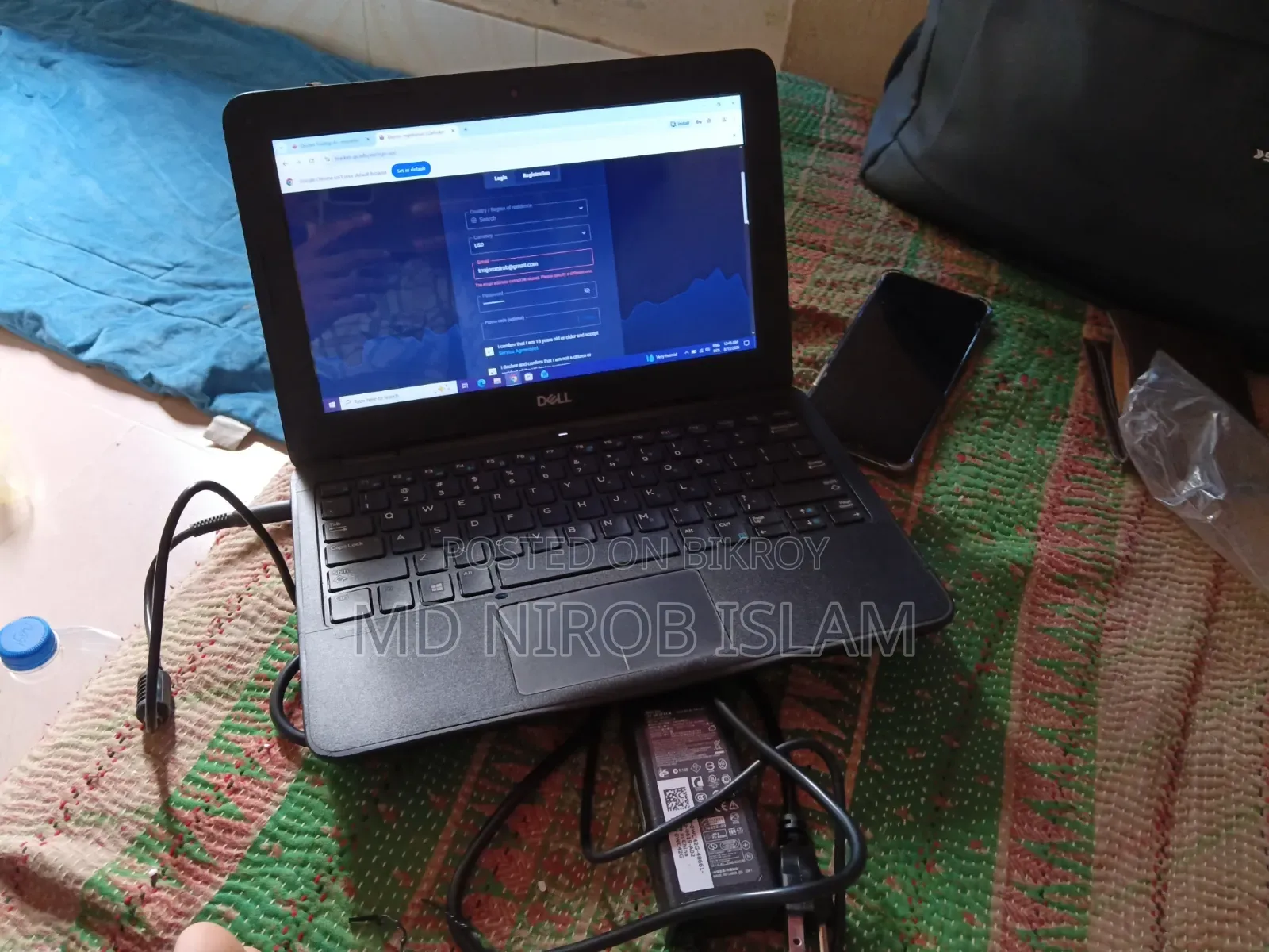 Laptop Dell 8GB SSD 128GB