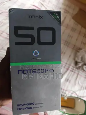 ইনফিনিক্স নোট ৫০ প্রো ২৫৬ জিবি সিলভার
