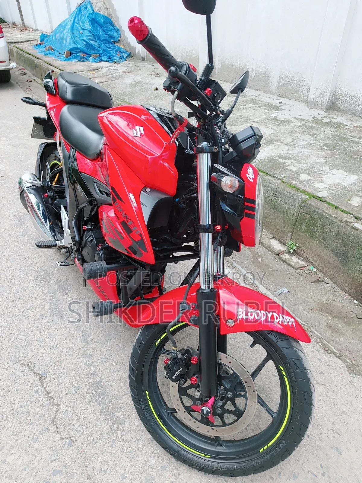 Suzuki Gixxer 2024 Red