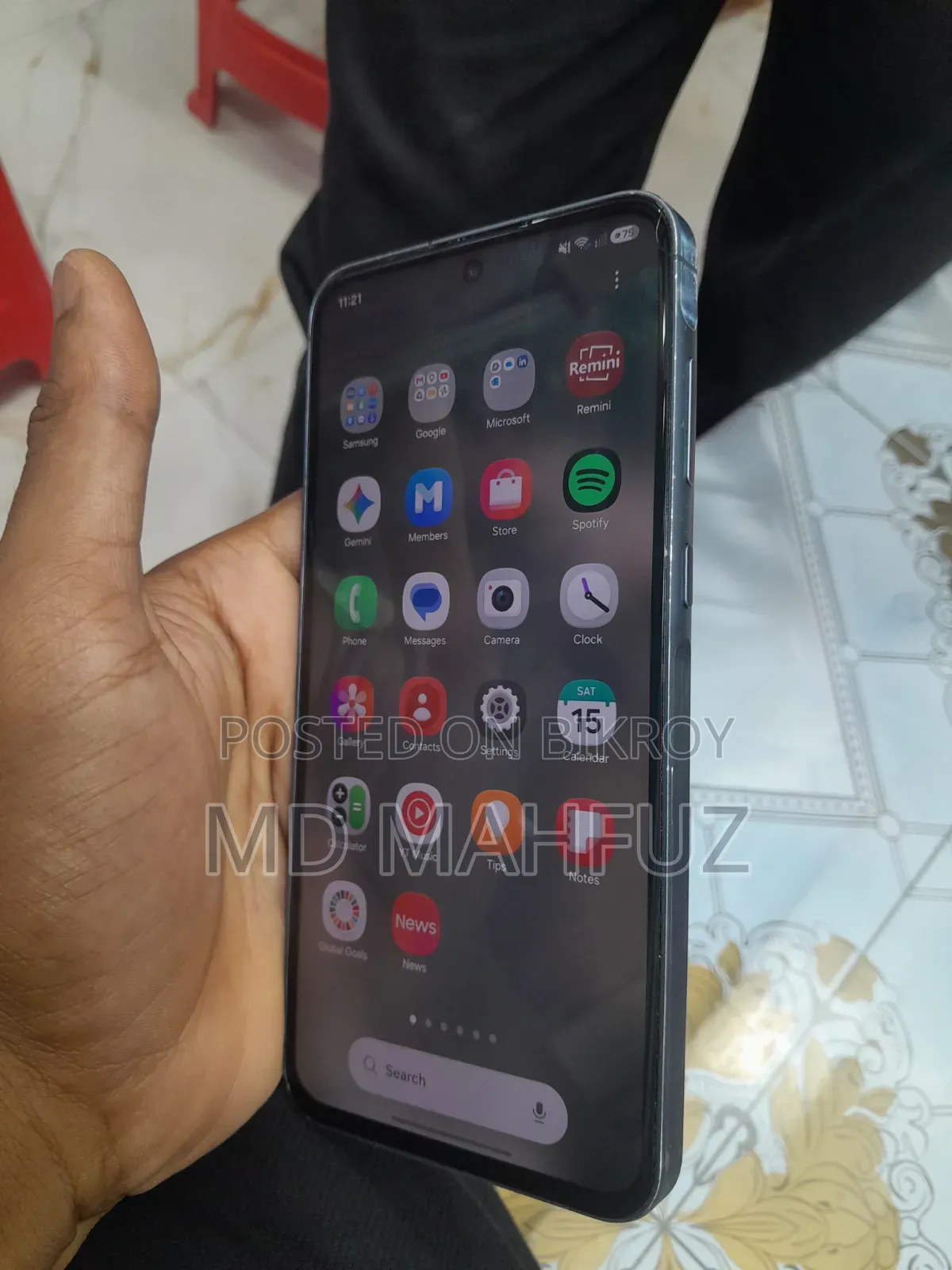 স্যামসাং গ্যালাক্সি এ৫৫ ২৫৬ জিবি ব্লু