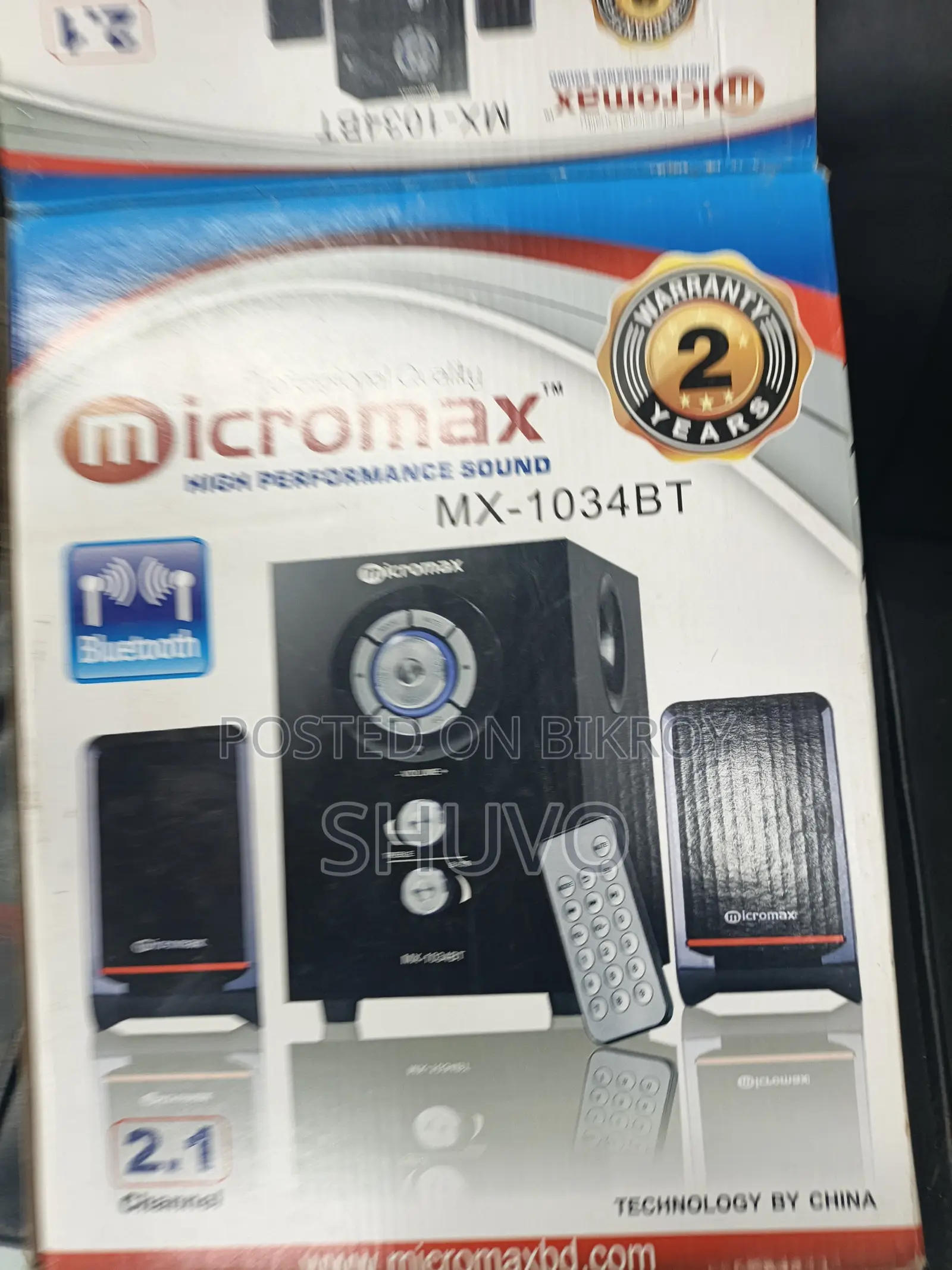 That speaker will be sold