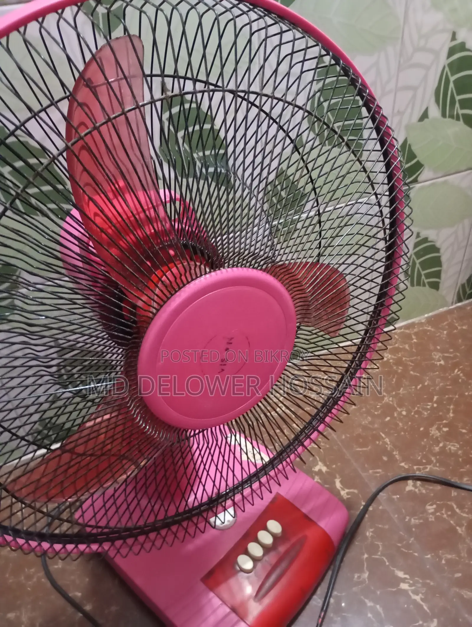 টেবিল ফ্যান – ভালো কন্ডিশন, কম দামে বিক্রি হবে