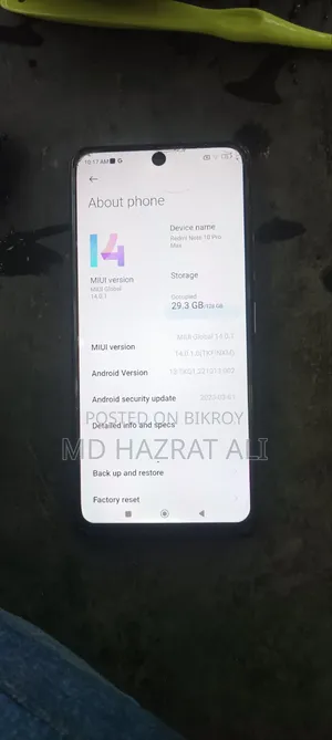 Xiaomi Redmi Note 10 Pro Max 128 GB Rose Gold
