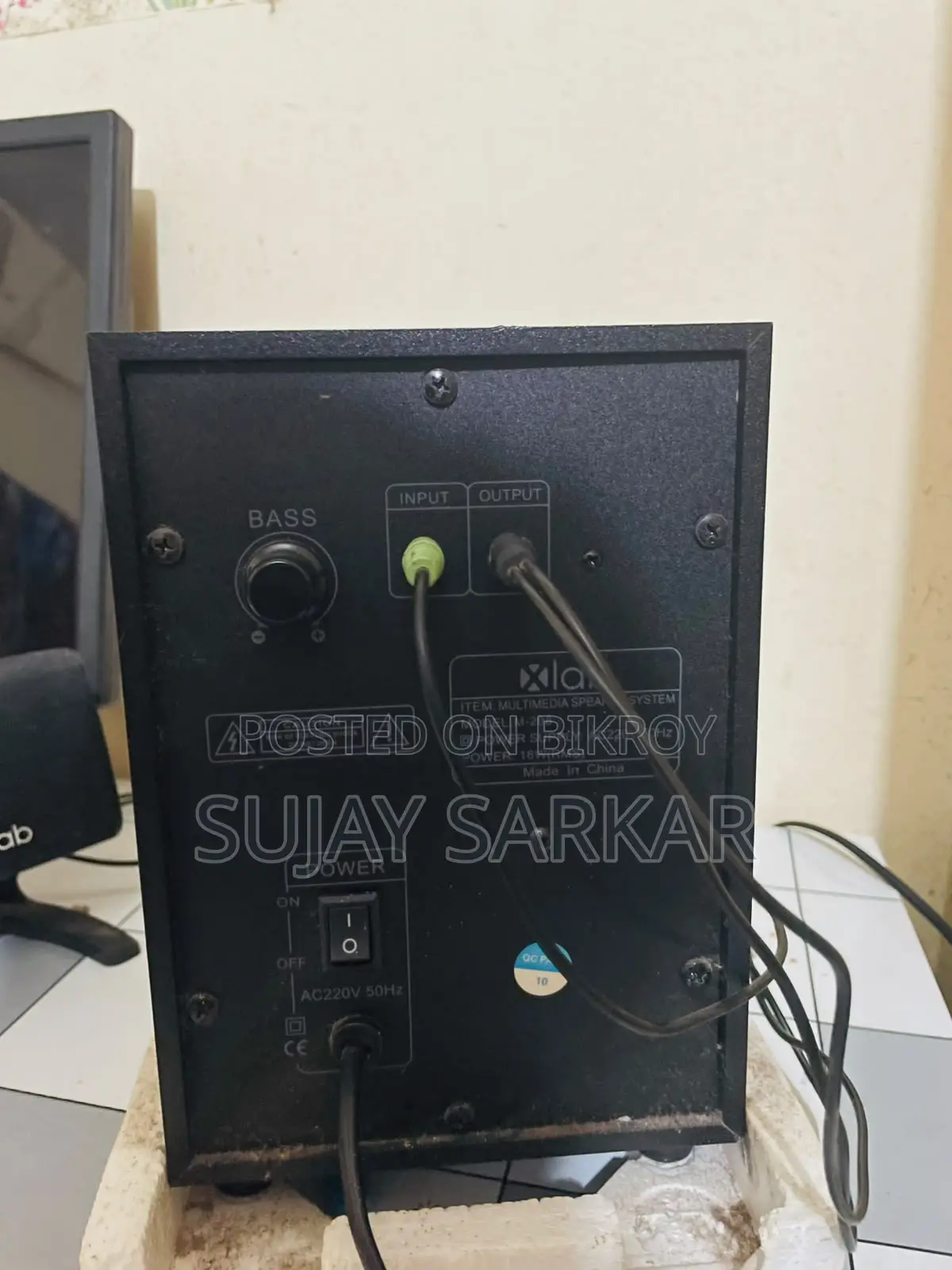 X-Lab M-208 2.1 Multimedia Speaker + Classic Monitor বিক্রি হবে