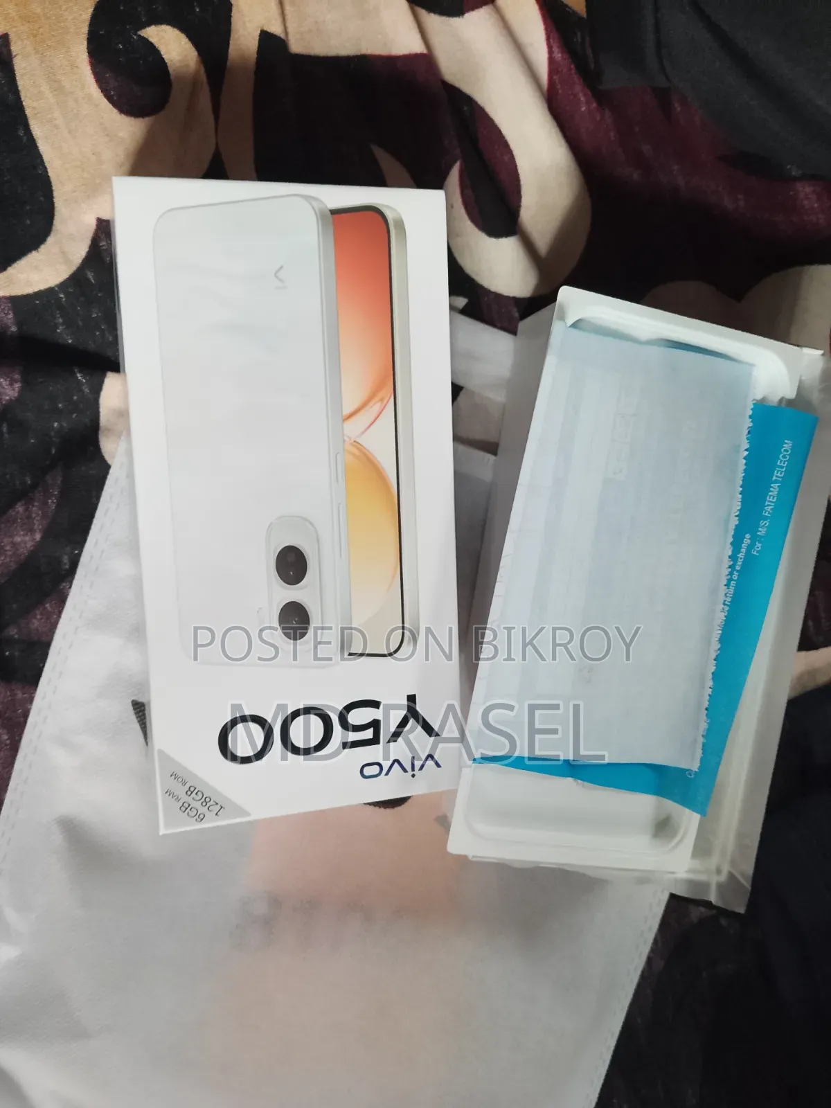 New Vivo Y500 128 GB Black