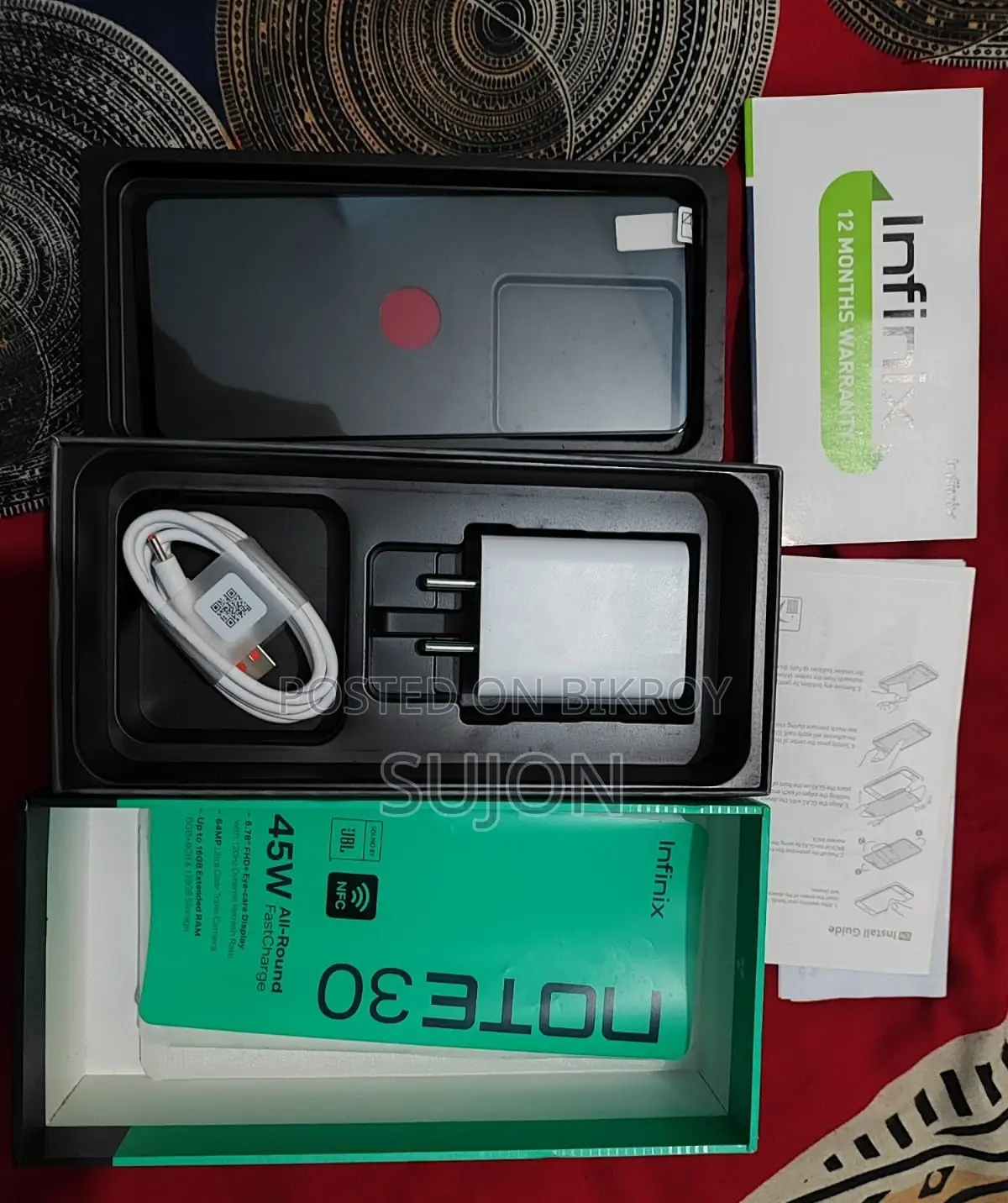 ইনফিনিক্স নোট ৩০ ১২৮ জিবি গোল্ড