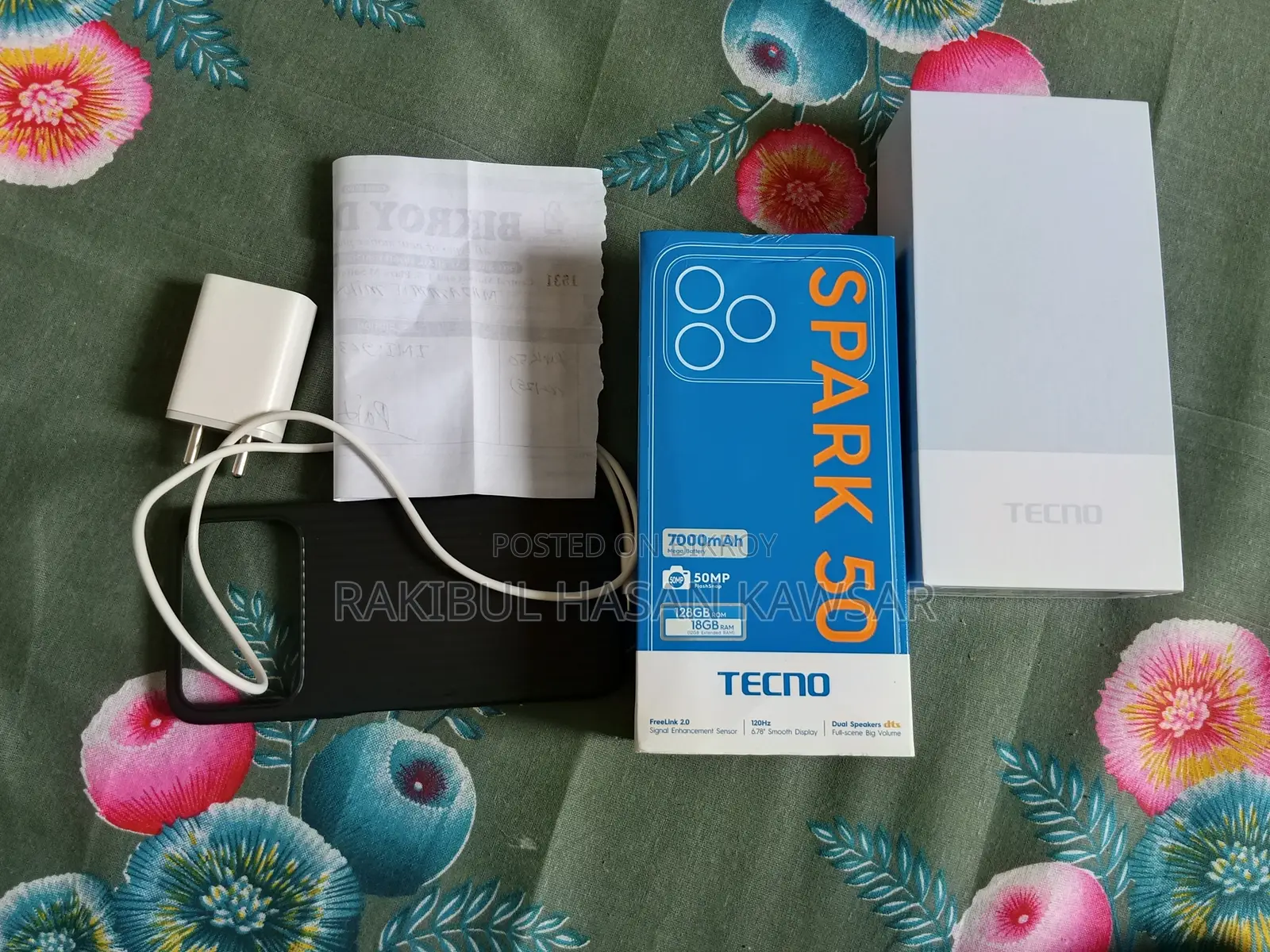 Tecno Spark 50 128 GB Black