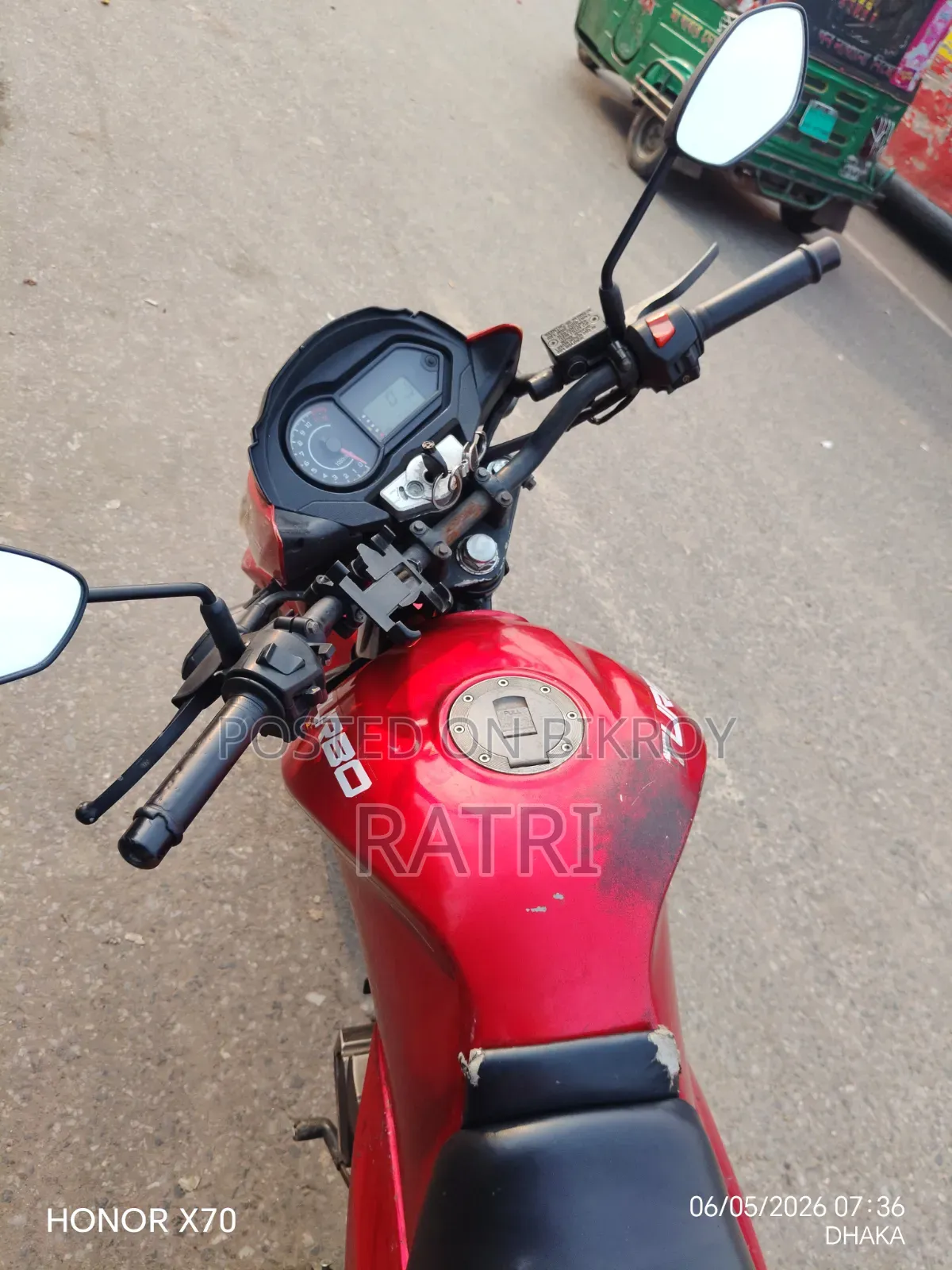 রানার টার্বো ১২৫ ২০১৭ লাল