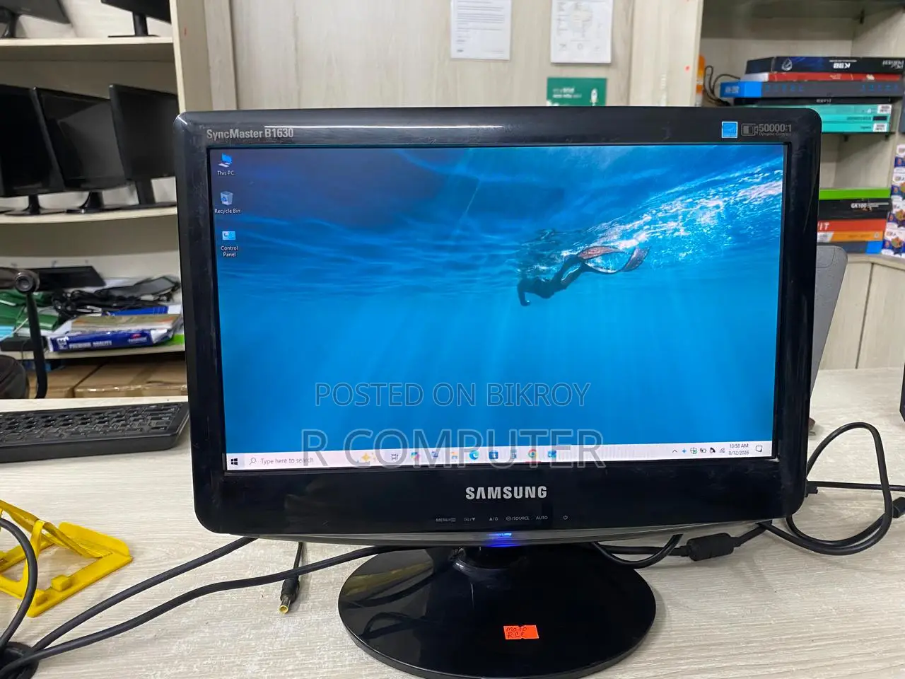 Samsung 19" Full Fresh LED Monitor, Resolution (1366X768)