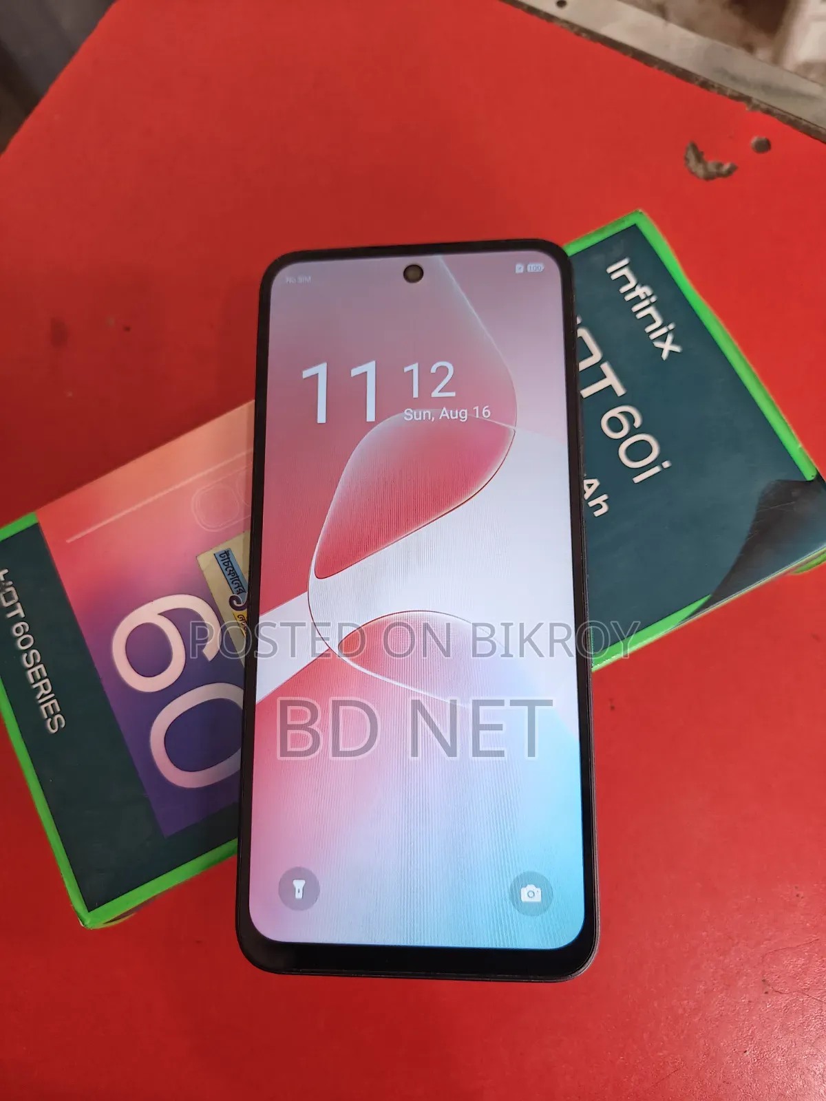 ইনফিনিক্স হট ৬০আই ১২৮ জিবি কালো