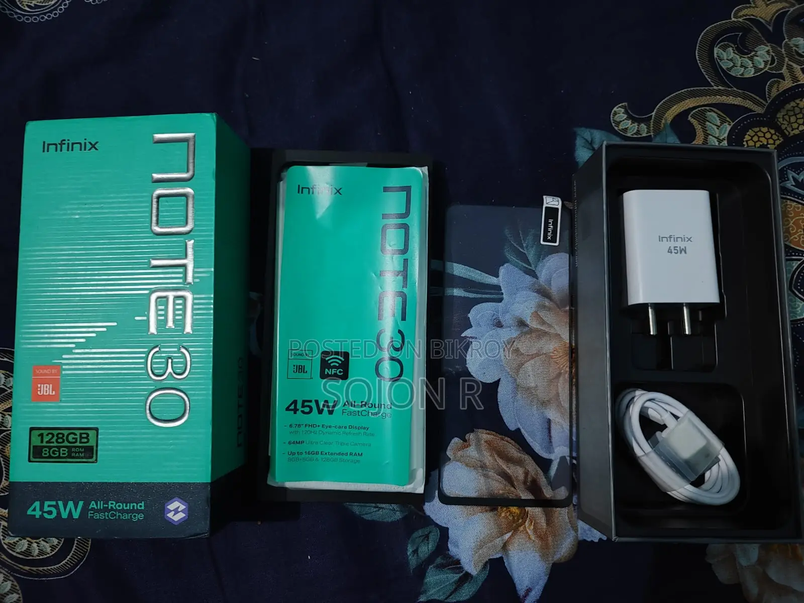 Infinix Note 30 128 GB Gold