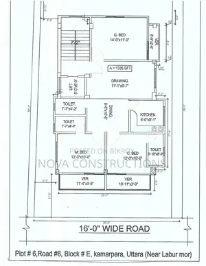 3 Bedroom Apartment in Hr Properties, Uttara for Sale
