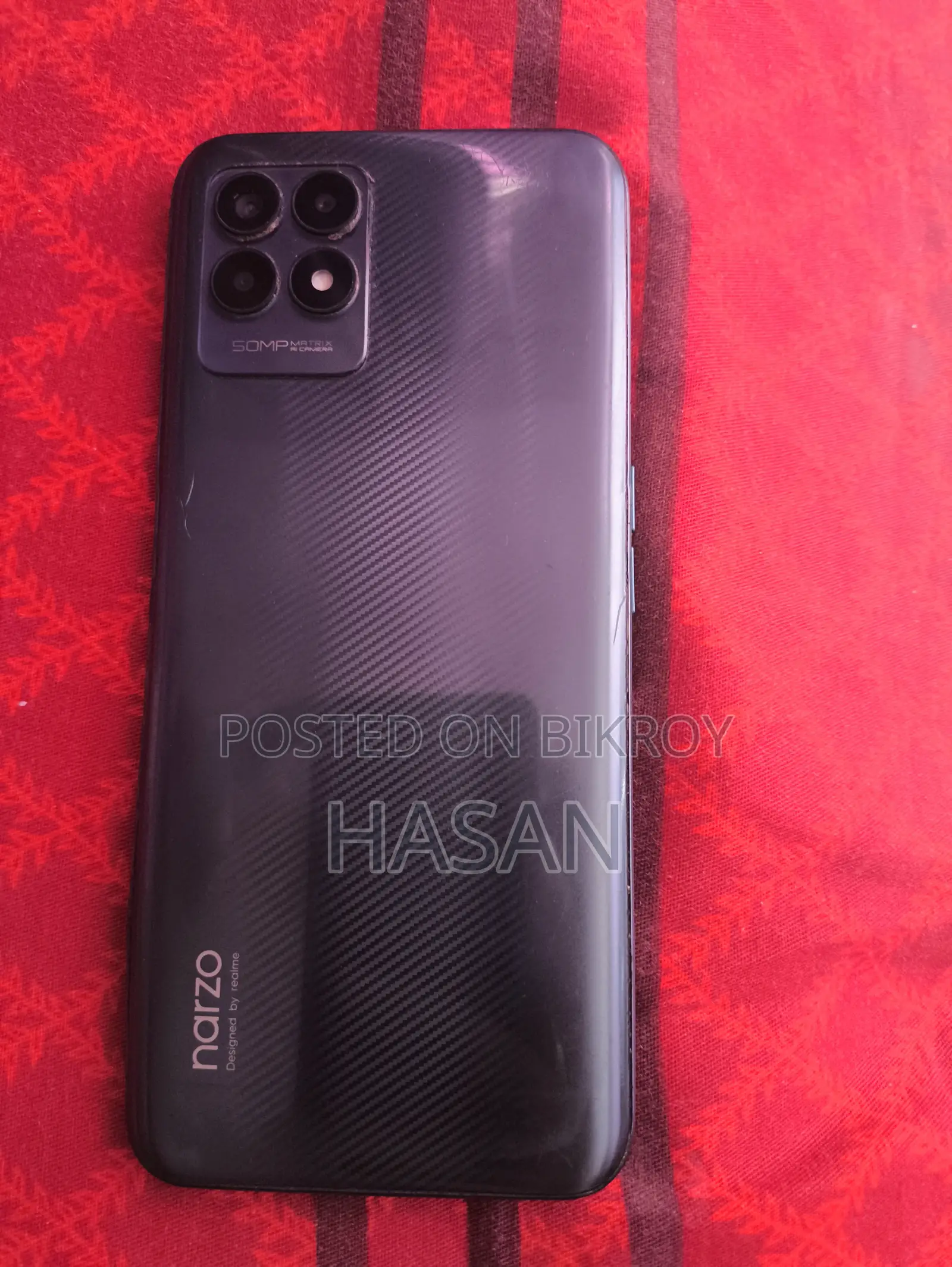রিয়েলমি নারজো ৫০ ৬৪ জিবি কালো