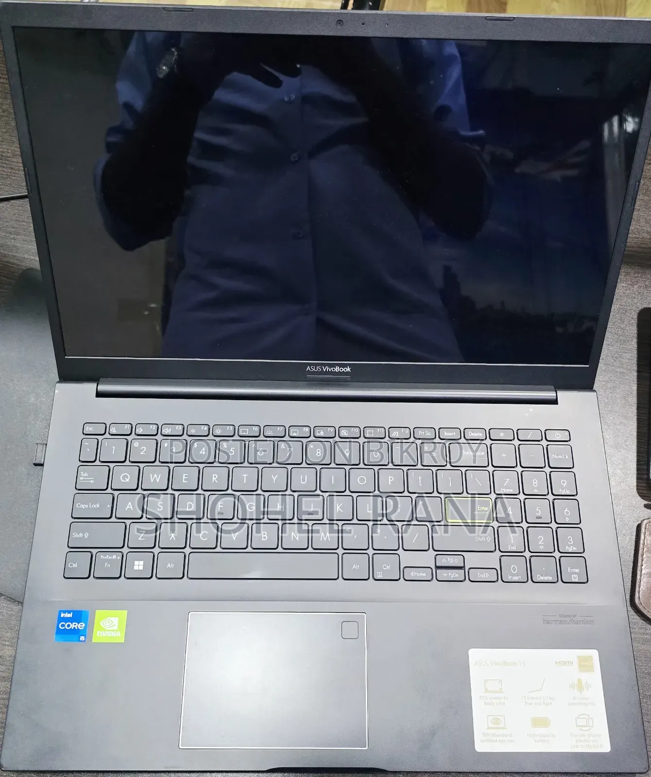 Laptop ASUS Vivobook 15 16GB Intel Core I5 SSD 256GB