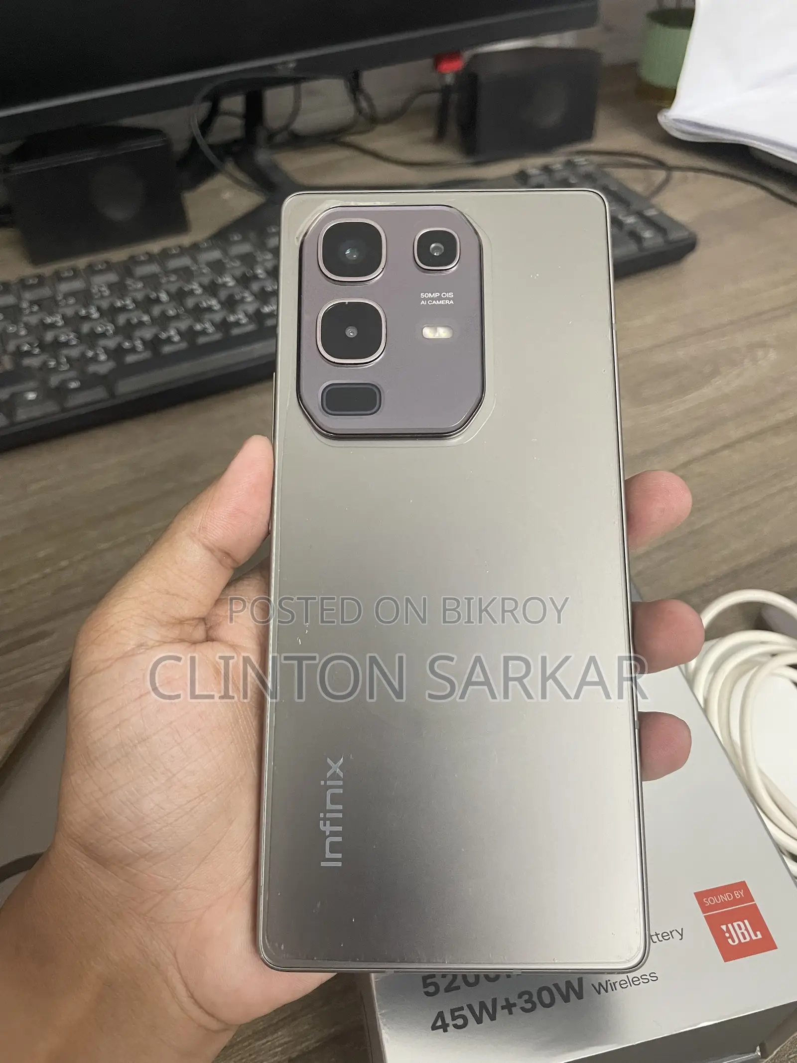 Infinix Note 50 4G 256 GB Gray