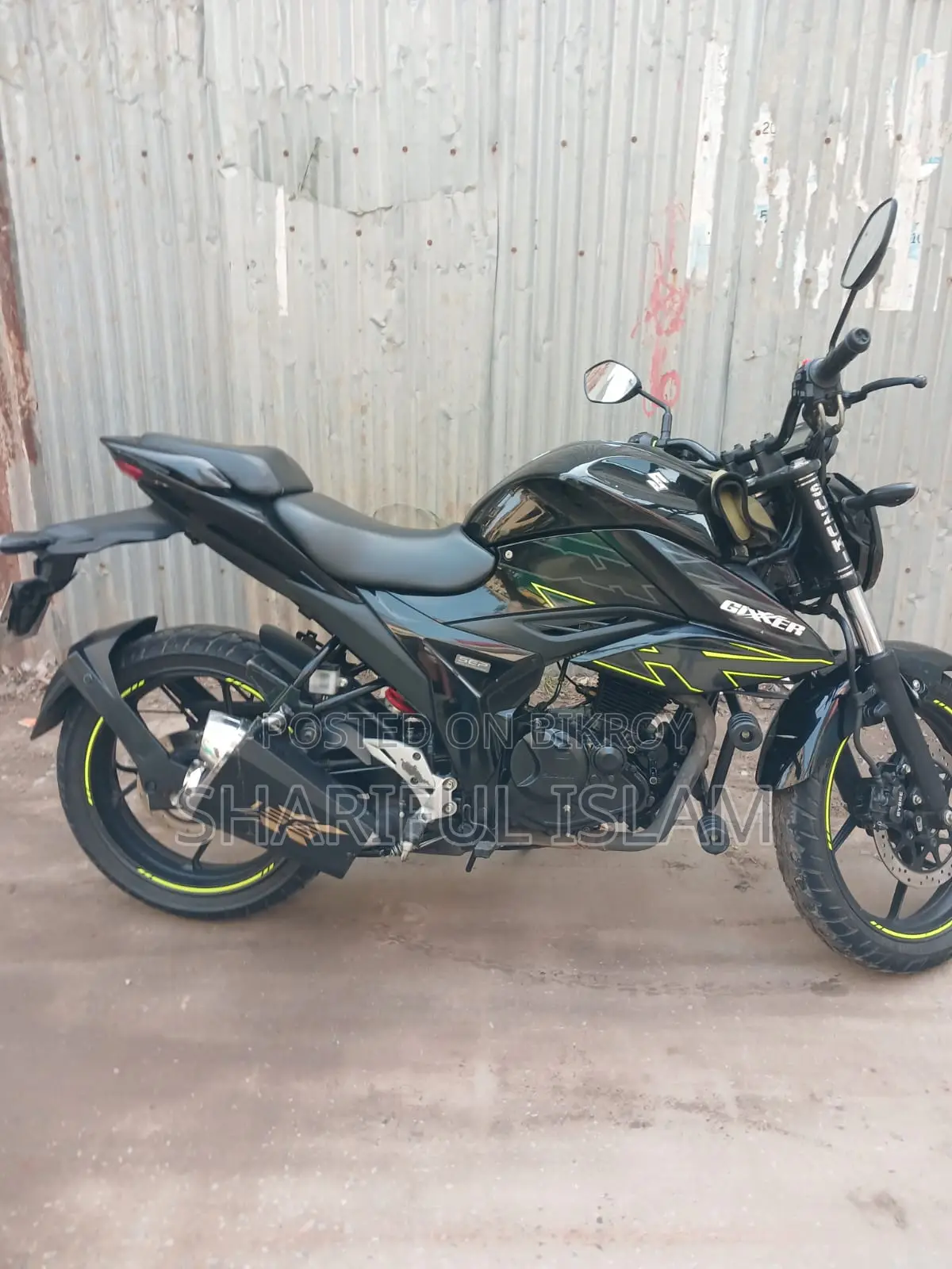 Suzuki Gixxer 2024 Black