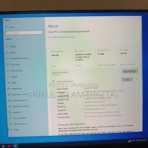 Desktop Computer Gigabyte 8GB Intel Core i5 SSD 256GB
