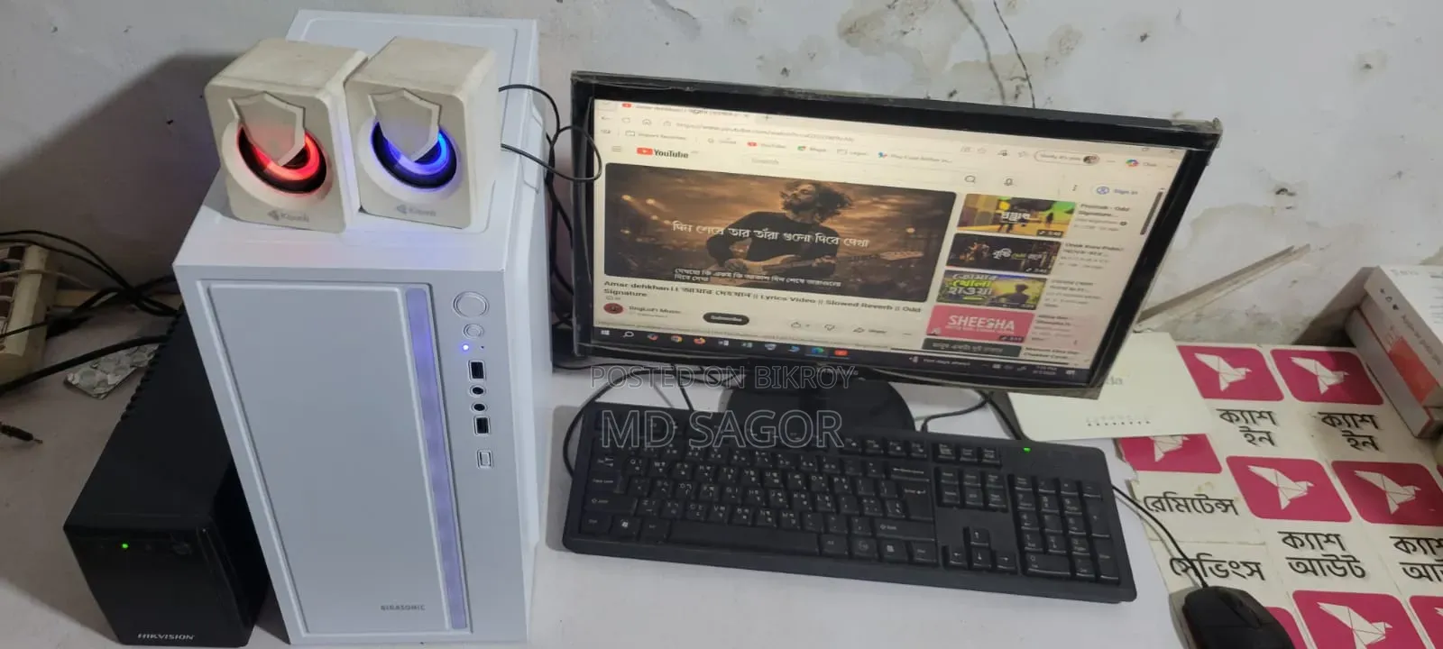 Desktop Computer Samsung 8GB Intel Core I3 SSD 1TB