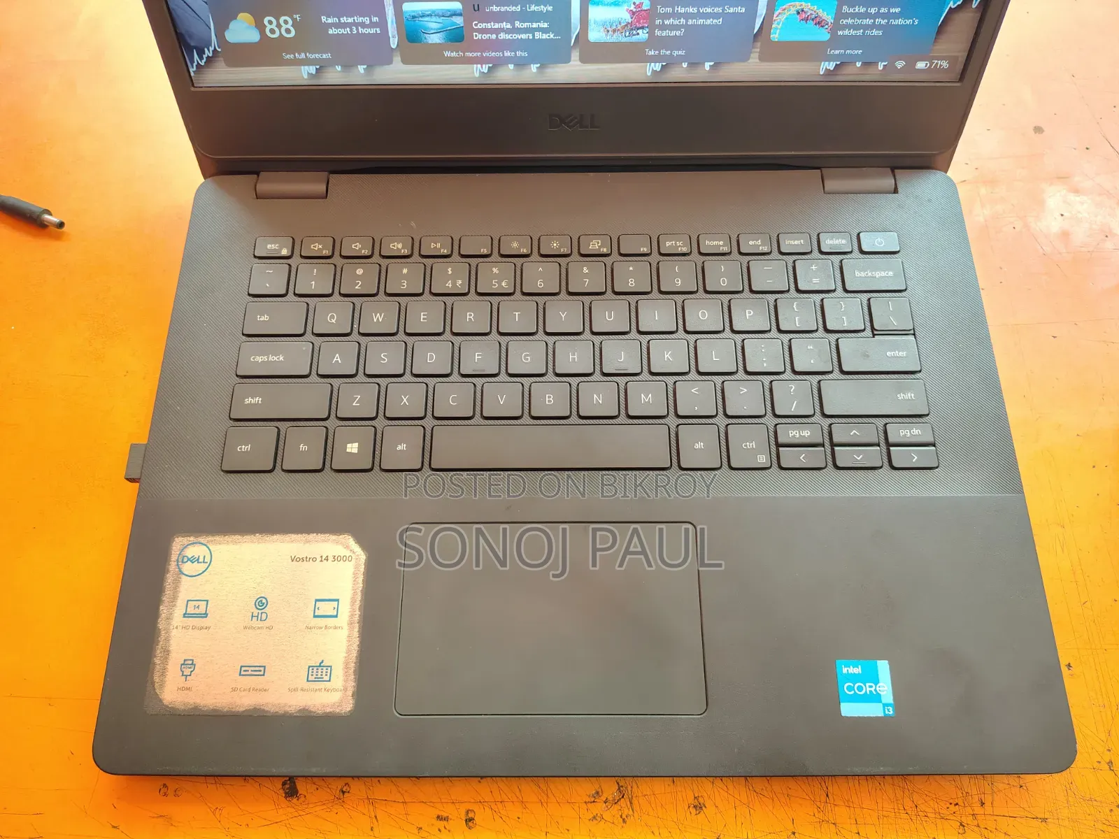 Laptop Dell Vostro 3400 4GB Intel Core I3 SSD 1T