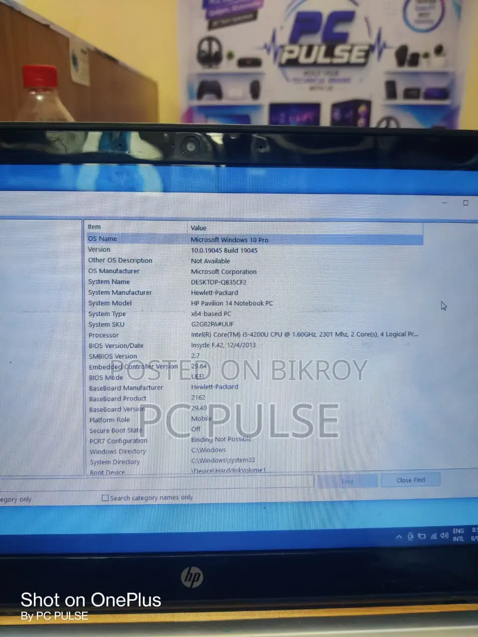 Laptop HP Pavilion 14 4GB Intel Core I5 SSD 128GB