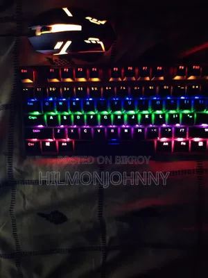 Rapoo Backlit RGB Mechanical Gaming Keyboard and RGB Gaming Mouse