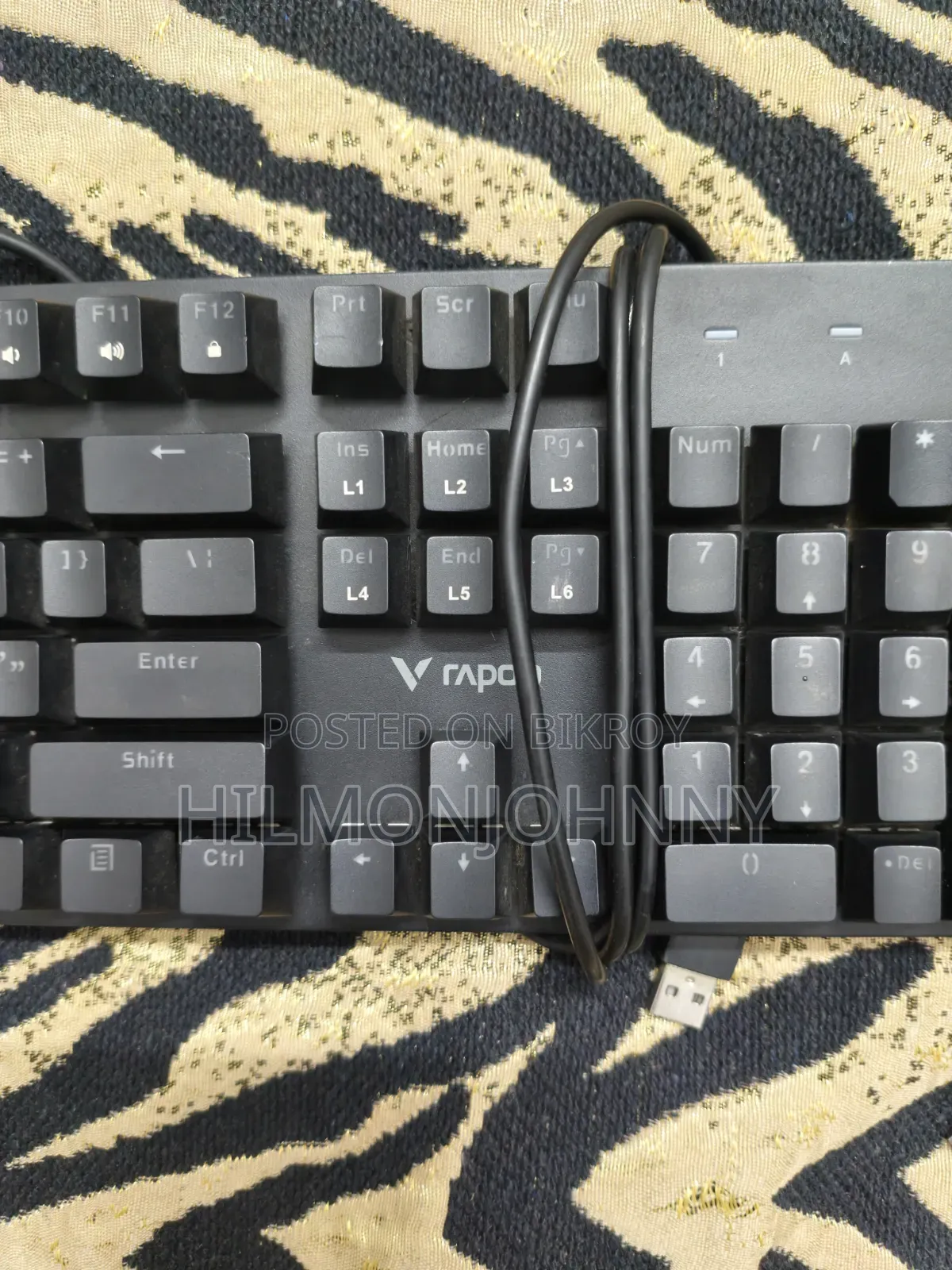 Rapoo Backlit RGB Mechanical Gaming Keyboard and RGB Gaming Mouse