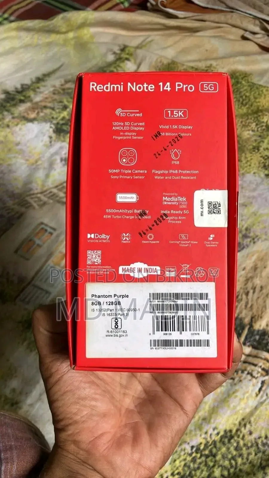Xiaomi Redmi Note 14 Pro 5G 256 GB