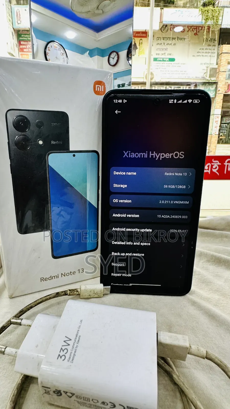 Xiaomi Redmi Note 13 128 GB Black