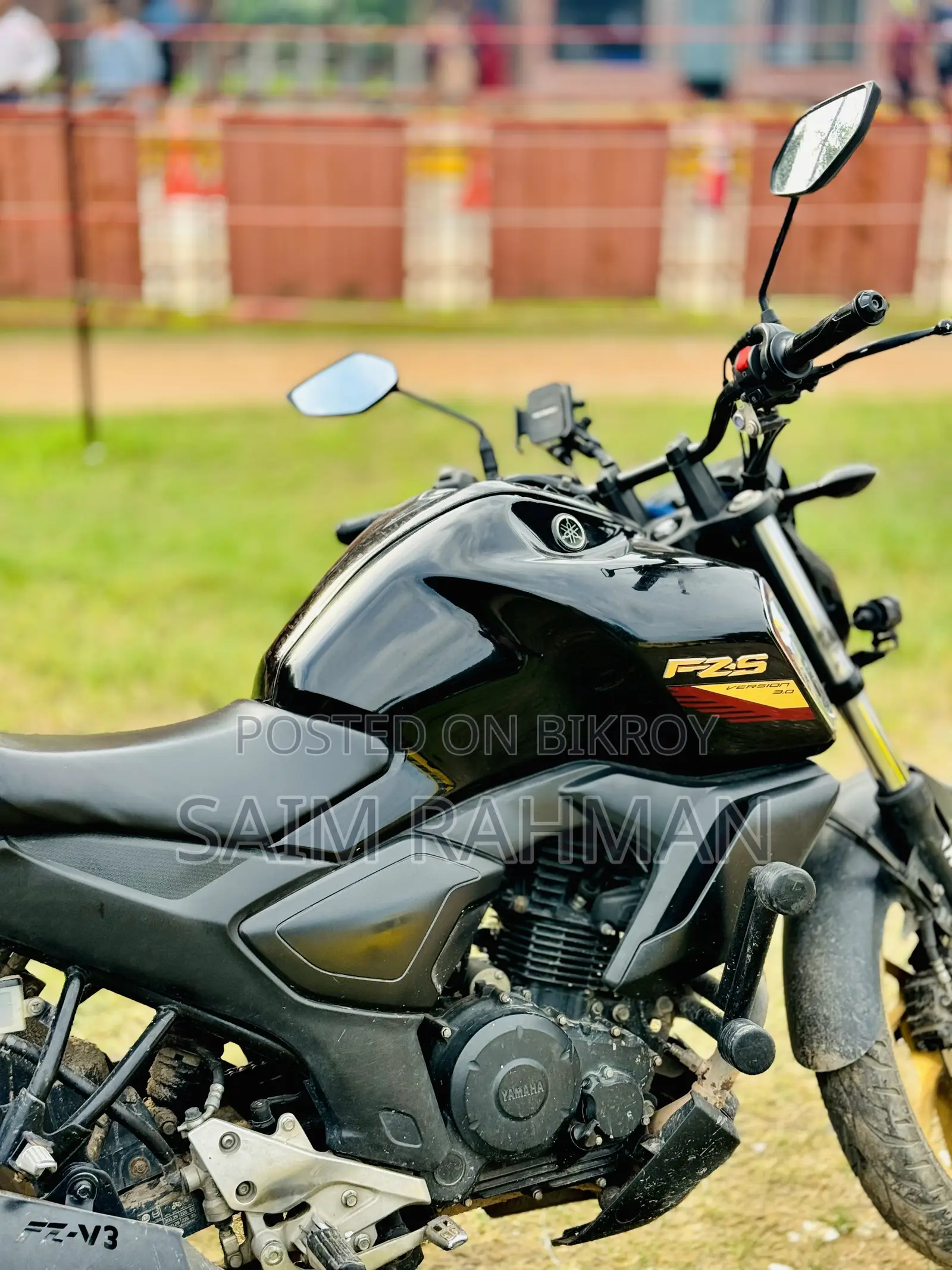 Yamaha FZS V3 2023 Black