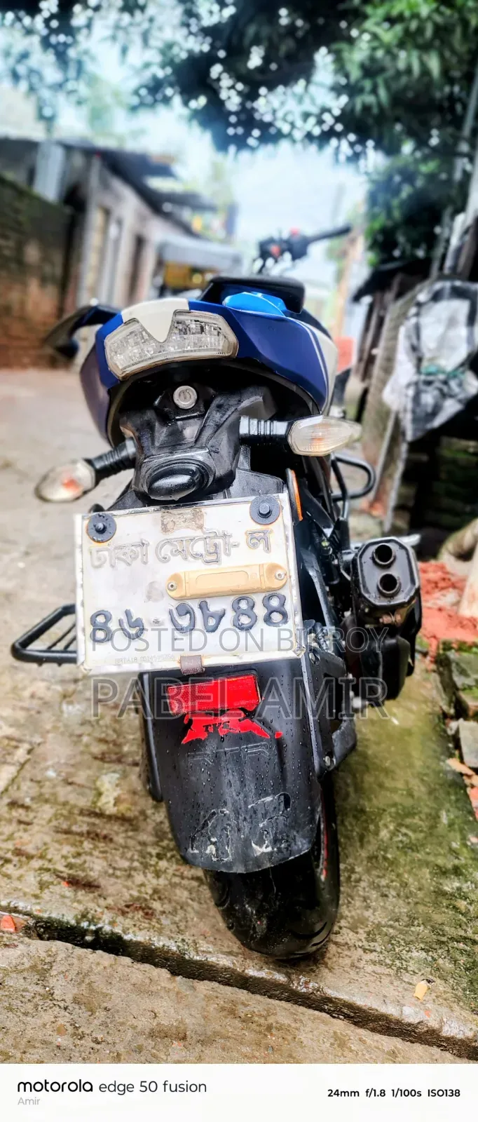 TVS Apache 160 4V 2020 Blue
