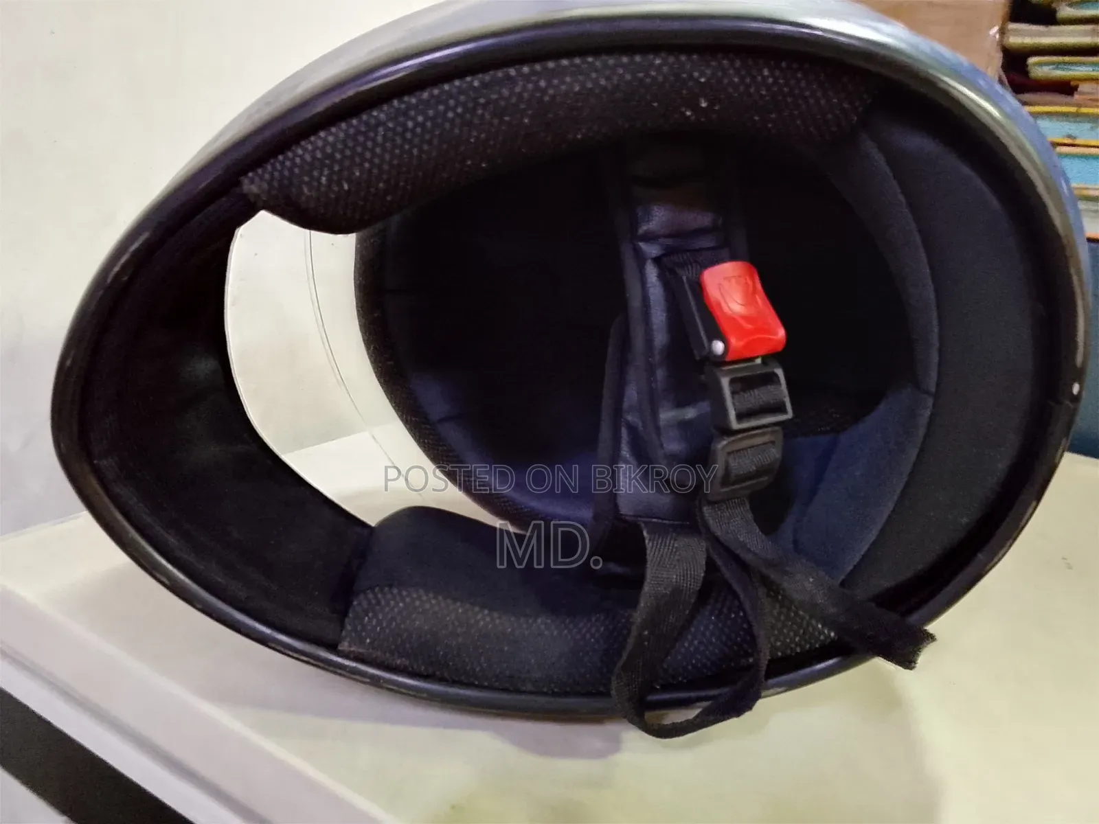 A helmet will be sold