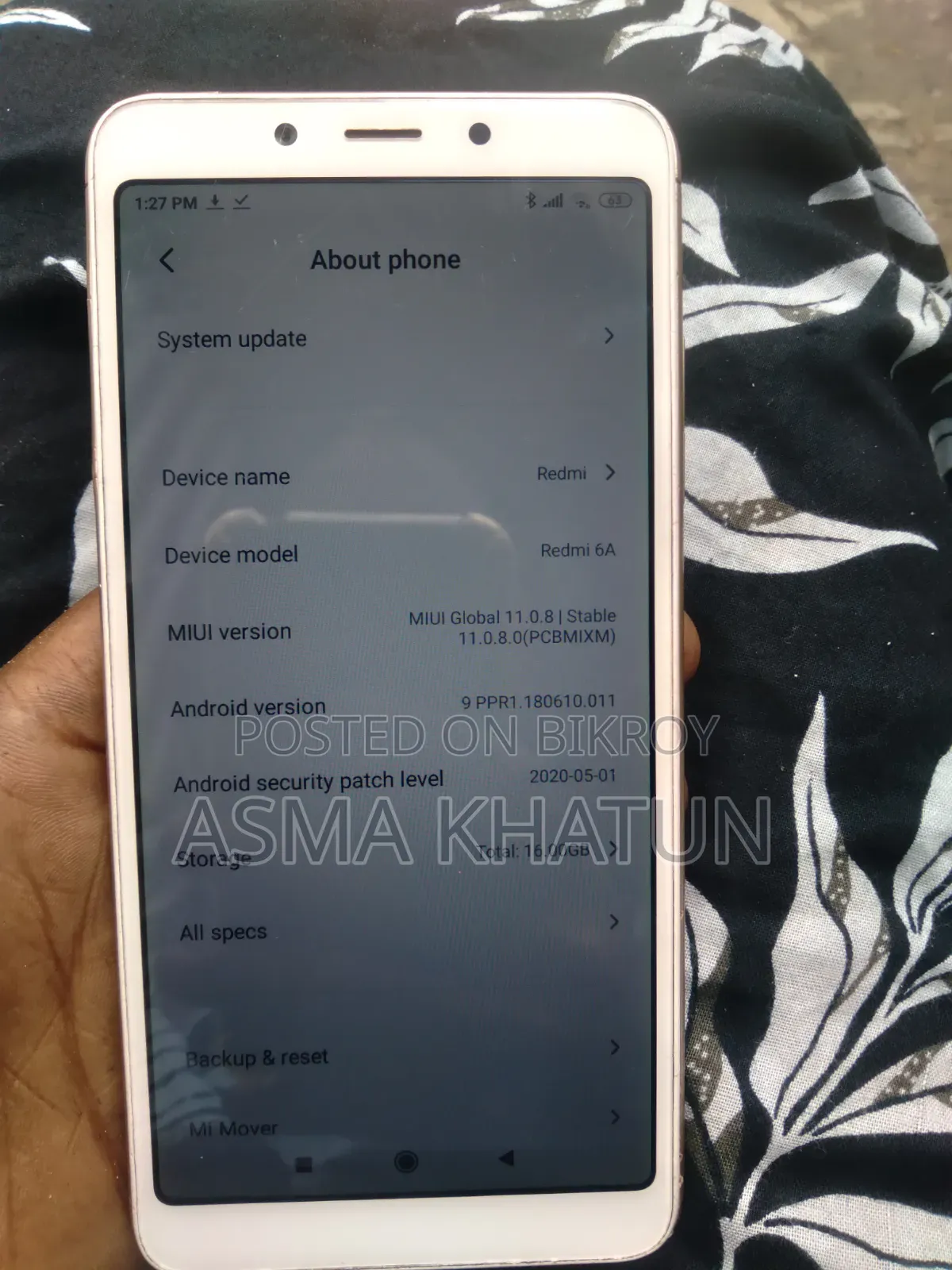 Xiaomi Redmi 6A 16 GB Gold