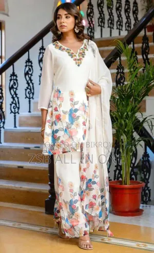 Georgette Western Three Piece