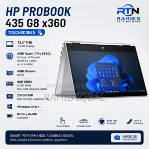Laptop HP ProBook X360 435 G8 8GB AMD Ryzen 7 SSD 256GB