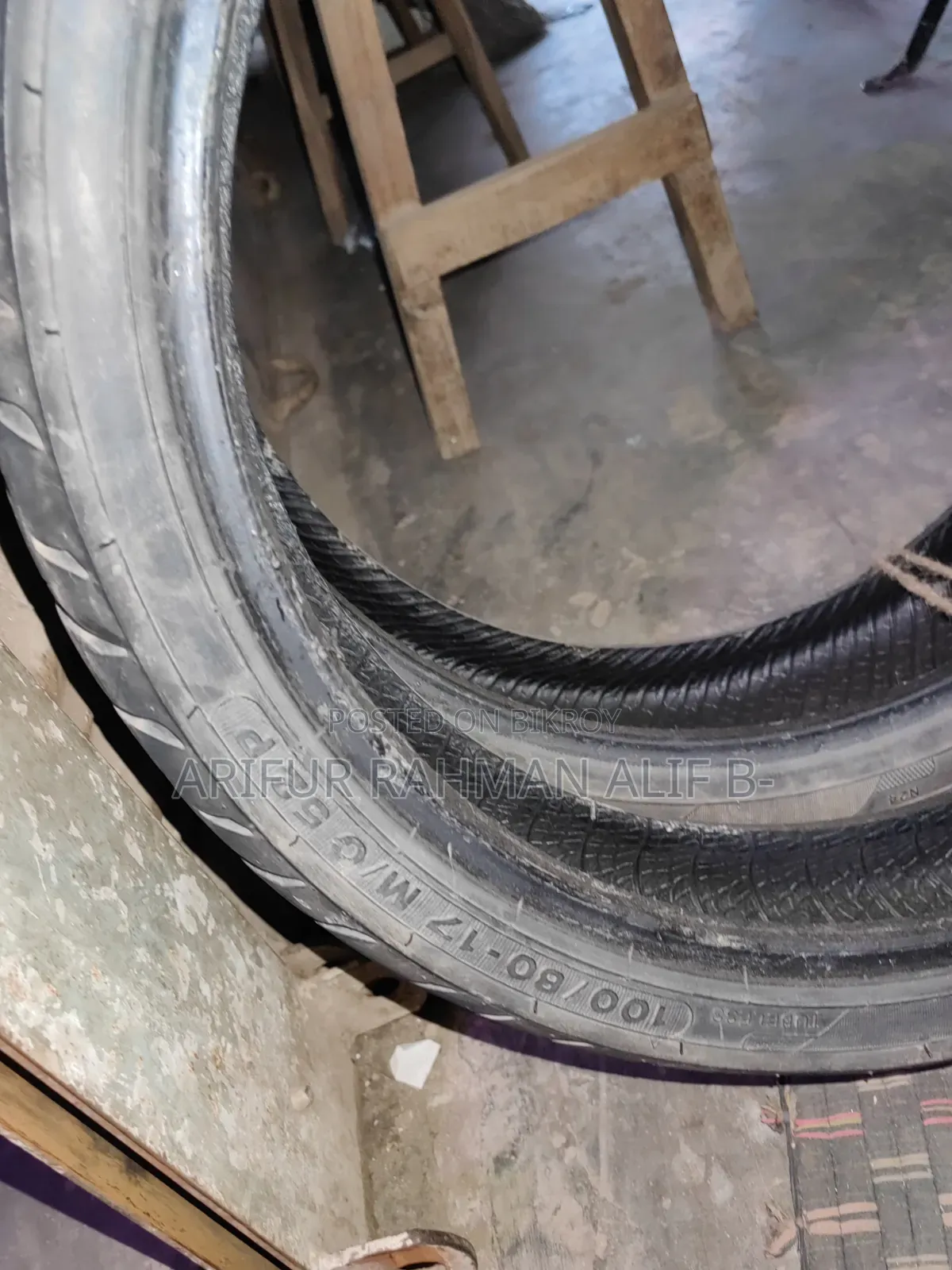 Resoling MRF Tyre