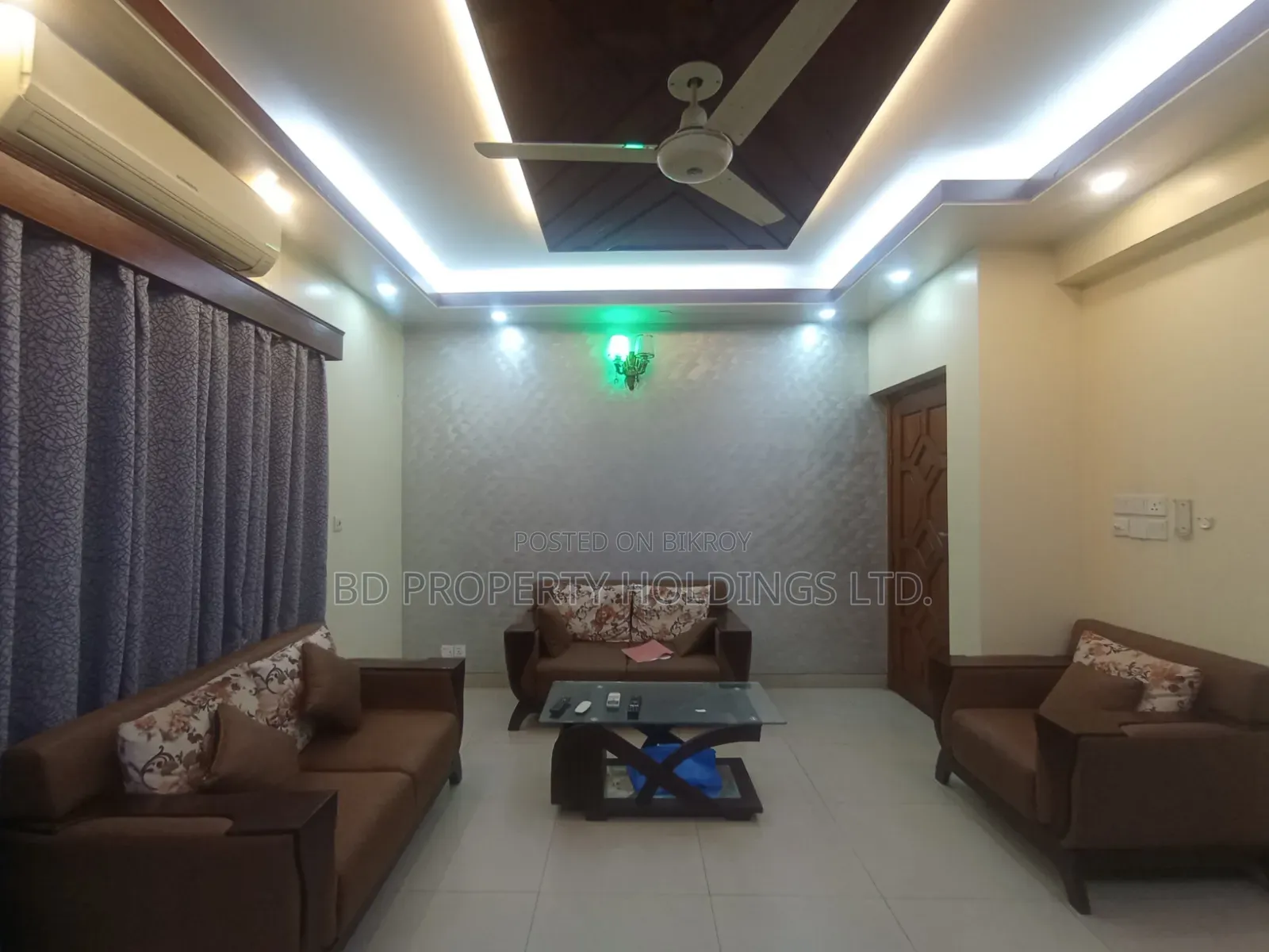 Furnished 3-Bedroom Apartment in Uttara for Rent