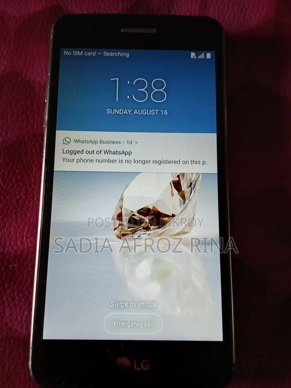 LG Aristo 16 GB Blue