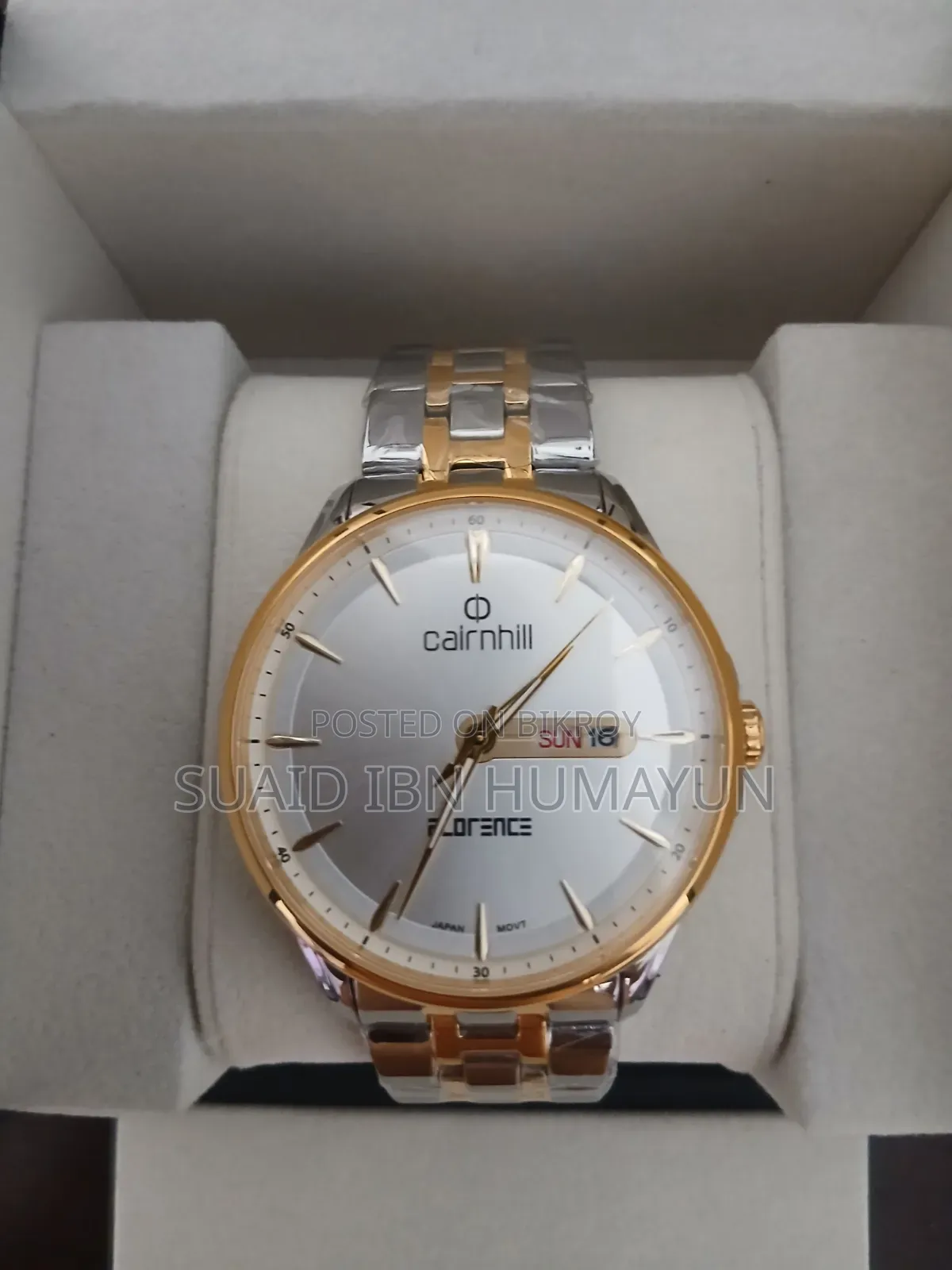 Cairnhill Florence (CH597ZA 2T WH MT) Men's Watch - Brand New