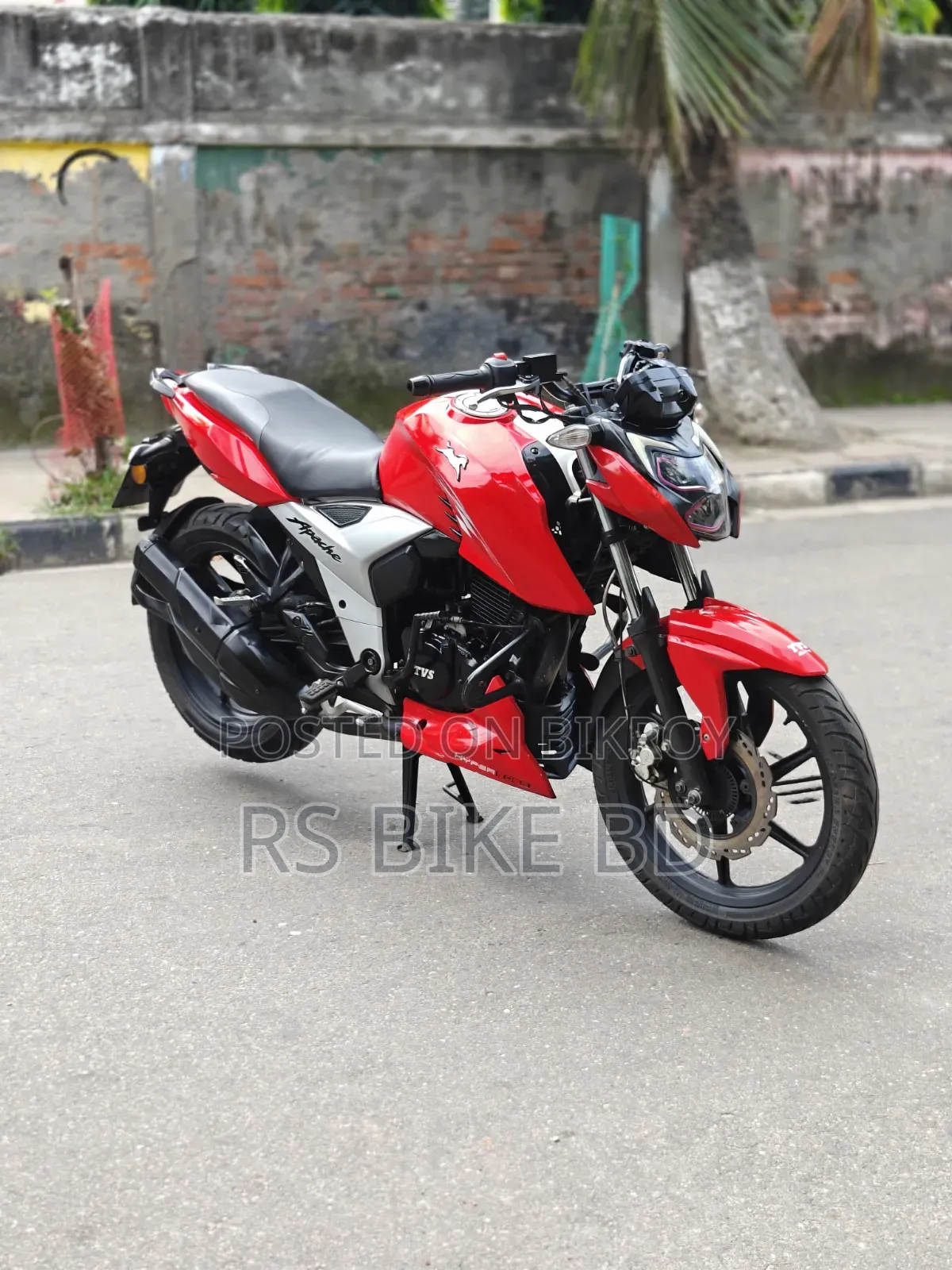 টিভিএস অ্যাপাচে আরটিআর ১৬০ ৪ভি ২০২২ রেড