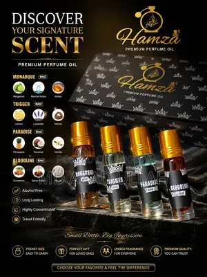 Premium Perfume Oil Combo Set