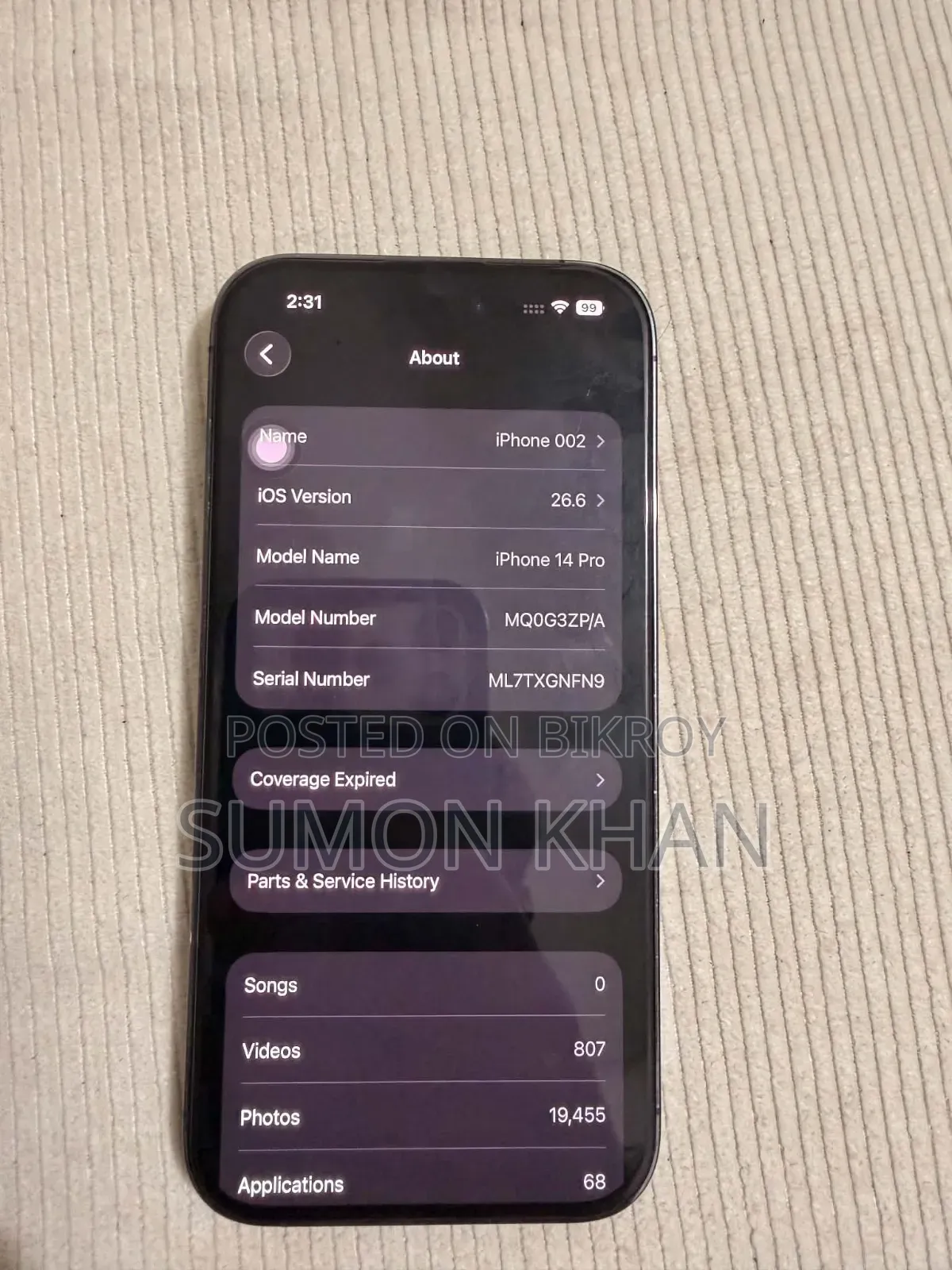 Apple iPhone 14 Pro 128 GB Purple