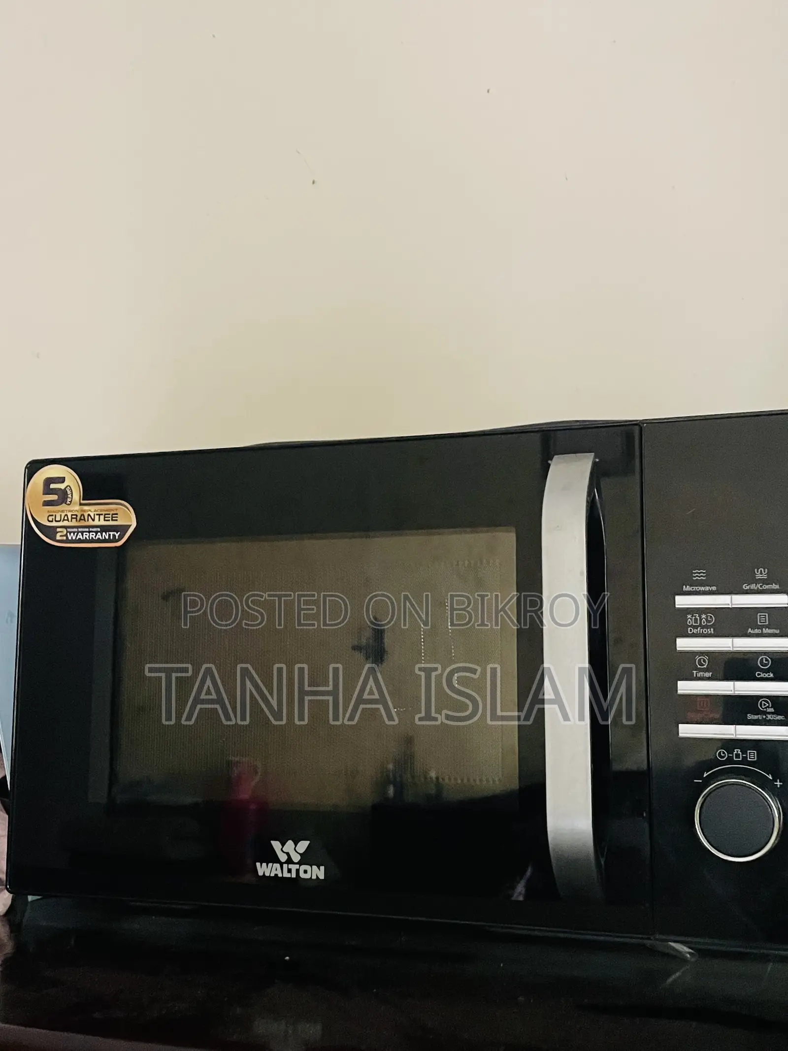 Microwave 2 Months Used, Completely New, Papers Available, 2 Years Warranty
