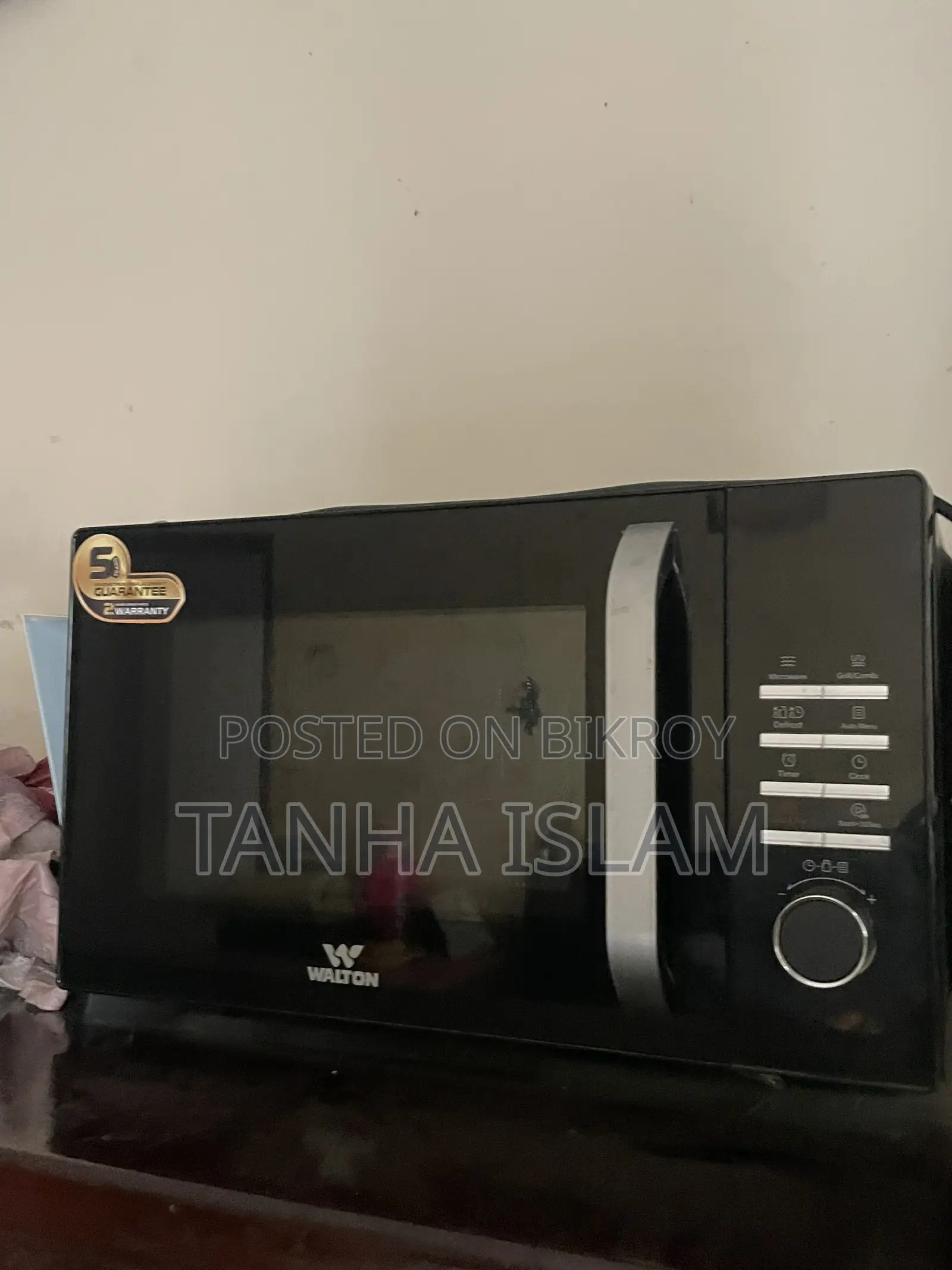 Microwave 2 Months Used, Completely New, Papers Available, 2 Years Warranty
