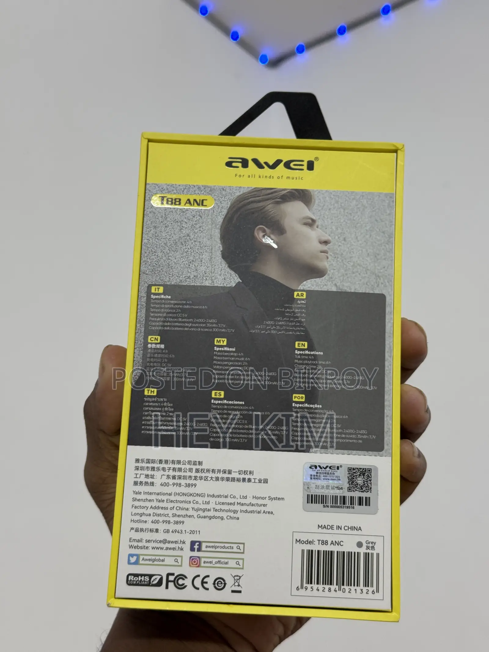Awei T88 Anc