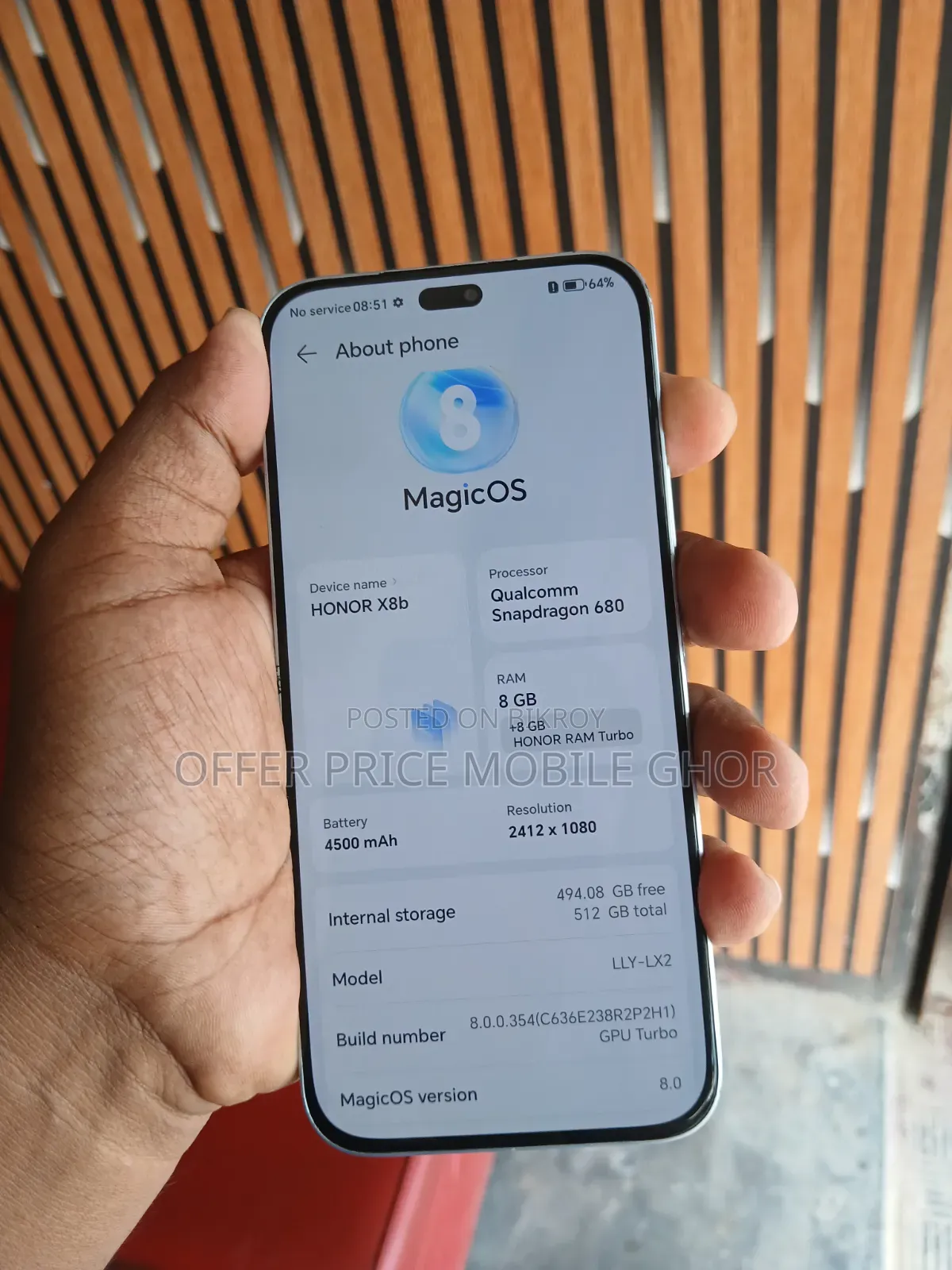 Honor X8b 512 GB Blue
